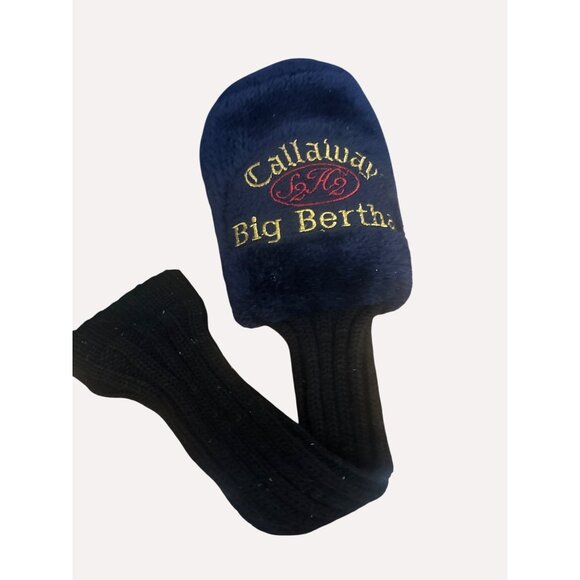 Callaway Big Bertha Navy Golf Club Headcover With Knit Sock & Embroidered Detail - Picture 4 of 4